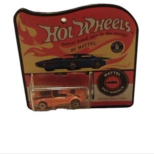 Hot Wheels by Mattel Orange Die-Cast Car Worlds Smallest Hot Wheel